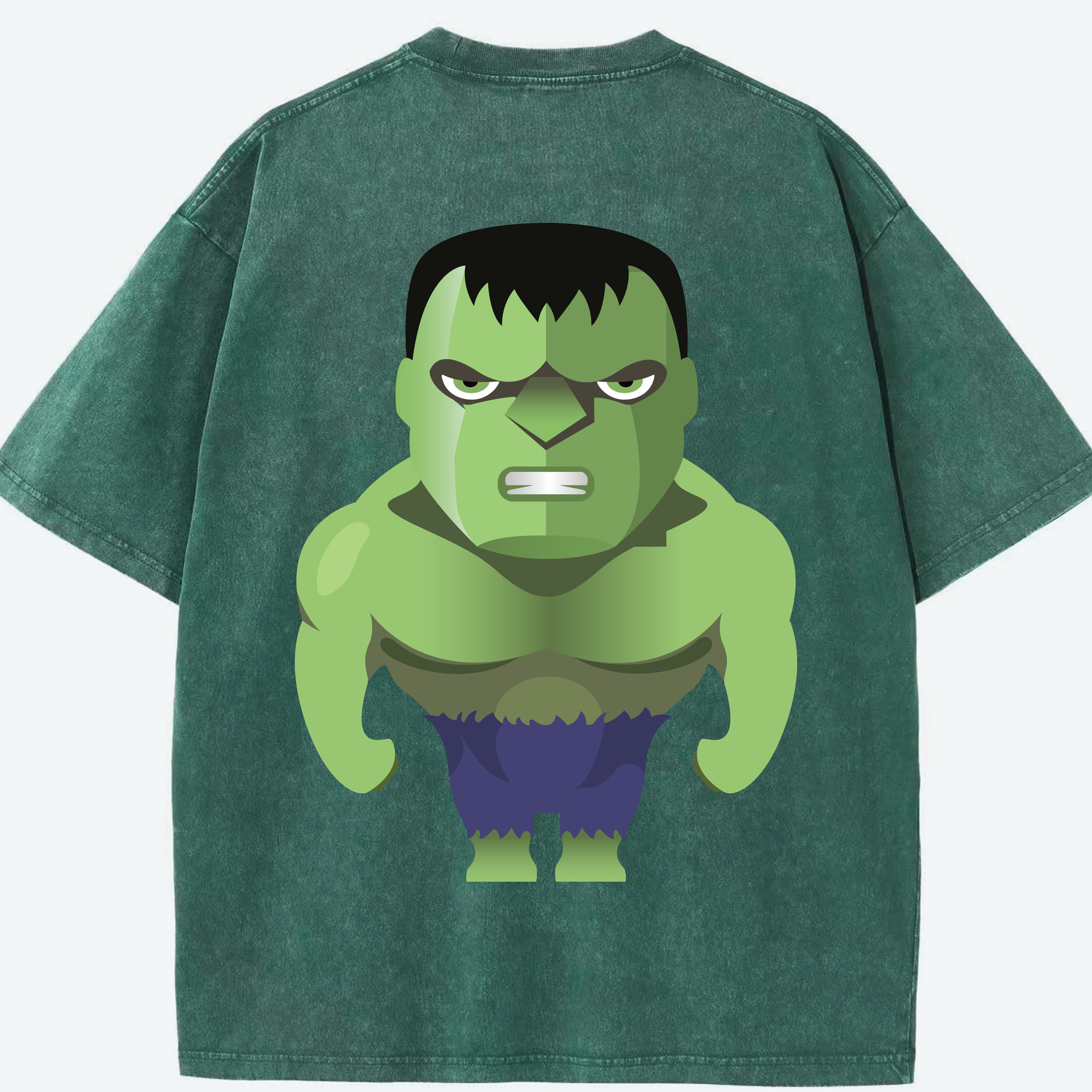 （画像用） アベンジャーズ The Avengers 綿100% ヴィンテージ風 半袖Tシャツ（背面プリント）